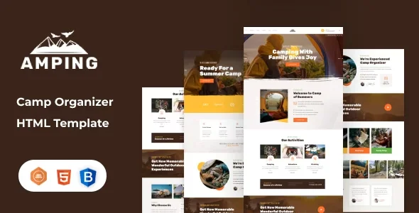 Amping v1.0 – Camp Organizer HTML