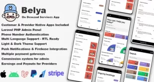 Belya - On Demand Service App | Customer & Provider Apps with Admin Panel