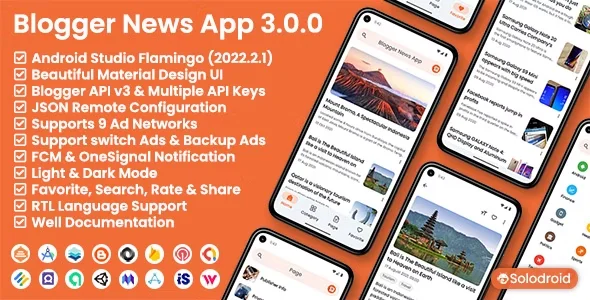 Blogger News App - Blogger API v3