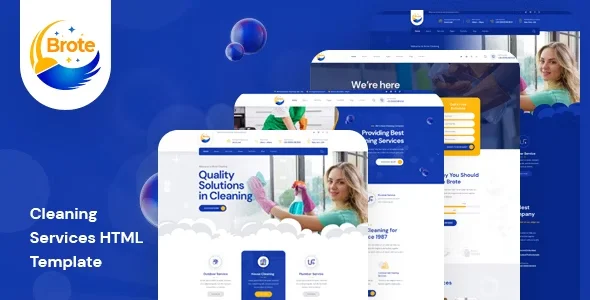 Brote - Cleaning Services HTML Template