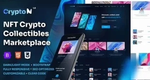 CryptoN v1.0 – NFT Collectibles Marketplace HTML Template Free