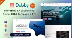 Dobby v1.2 – Swimming & Scuba Diving HTML Template Free