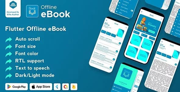 Flutter Offline eBook App