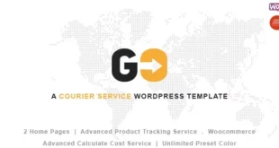 GO Courier– Delivery Transport WordPress Theme