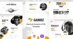 Gainioz - Charity & Donation HTML Template