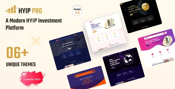 HYIP PRO - A Modern HYIP Investment Platform