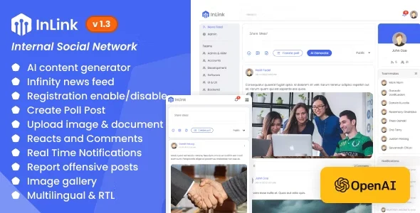 InLink - Internal Social Networking System