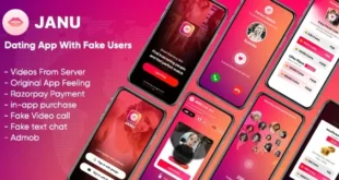 Janu - Dating App : Live Streaming App : One to One Video Calling App (Fake Users)