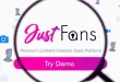 JustFans - Premium Content Creators SaaS platform