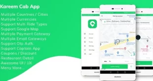 Kareem Taxi App v2.1.9 – Cab Booking Solution + Admin Panel Source Code