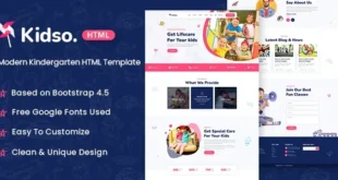 Kidso - Modern Kindergarten HTML Template