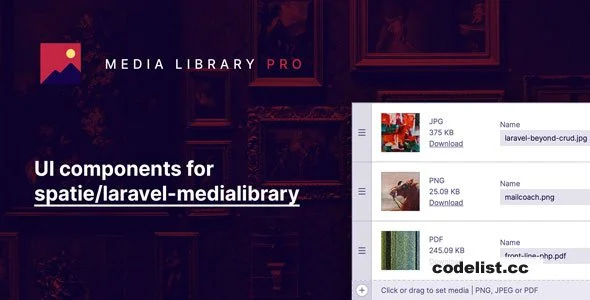 Laravel Media Library Pro v2.6.1 – PHP Script