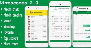 LiveScore - Football Android Full App (Admob)