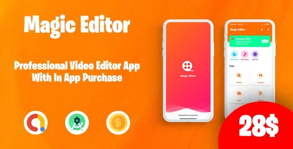 Magic Editor - Pro Video Editor with in-app purchase