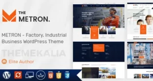 Metron - Industry and Construction WordPress Theme