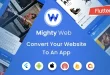 MightyWeb Webview: Web to App Convertor(Flutter + Admin Panel)