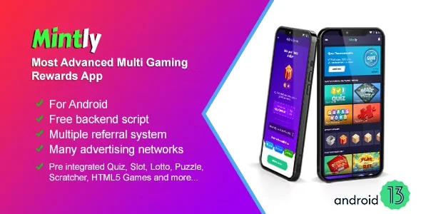 Mintly v1.52 – Advanced Multi Gaming Rewards App Source Code