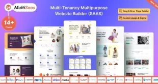 MultiSaas - Multi-Tenancy Multipurpose Website Builder (Saas)