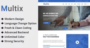 Multix - Multipurpose Website CMS with Codeigniter