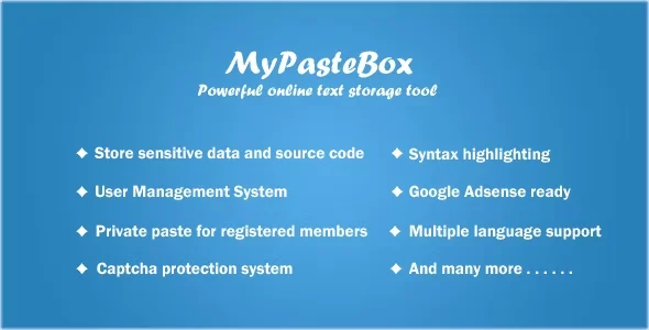 MyPasteBox - Powerful paste tool