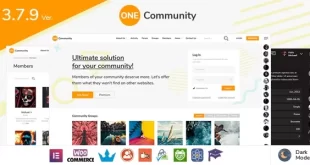 OneCommunity - BuddyPress Membership Theme