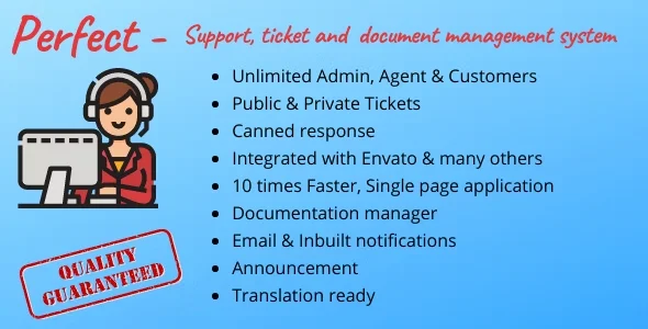 Perfect Support ticketing & document management system