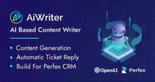 Perfex AiWriter - Content Generator And Automatic Ticket Reply Module