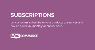 Plugin WooCommerce Subscriptions v4.8.1