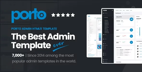 Porto Admin v4.0.0 – Responsive HTML5 Template