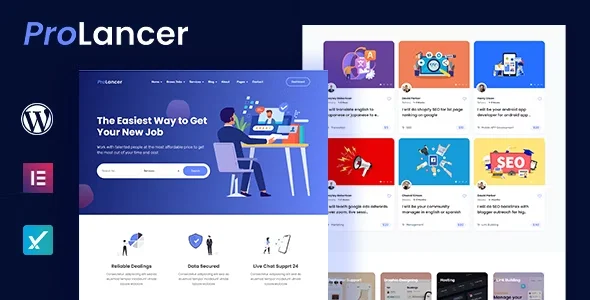 Prolancer v1.0.8 – Freelance Marketplace WordPress Theme Free