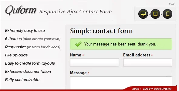 Quform - Responsive Ajax Contact Form