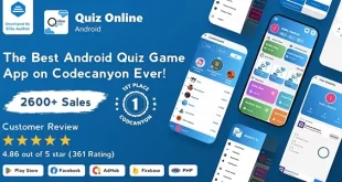 Quiz Online | Trivia Quiz | Quiz Game | Web Quiz + Admin Panel