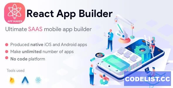 React App Builder v13.5.0 – SaaS – Unlimited Number of Apps