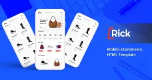 Rick v1.0.3 – Bootstrap Mobile eCommerce HTML Template Free