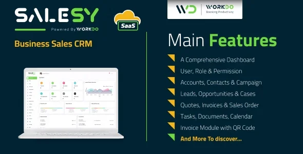 Salesy SaaS - Business Sales CRM