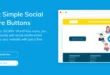 Simple Social Buttons Pro v1.3.0 – WordPress Plugin