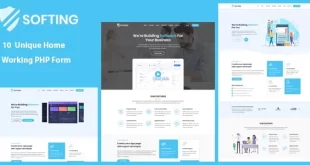 Softing v1.7 – Software Landing Page HTML Template Free