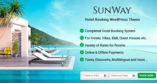 Sunway v4.2 – Hotel Booking WordPress Theme Free