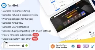 Taskbot - A Freelancer Marketplace WordPress Plugin