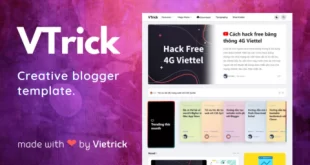 VTrick v1.9.1 – Creative Blogger