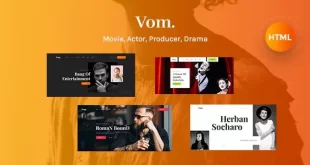 Vom v1.0 – Multipurpose Film Maker HTML5 Template Free