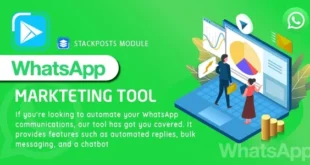 Whatsapp Marketing Tool Module For Stackposts