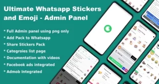 Whatsapp Telegram Signal Stickers and Animated Stickers - Admin Panel