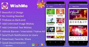 WishMe - Festival Wishes Android App With Firebase Back-end