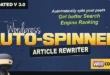 Wordpress Auto Spinner - Articles Rewriter