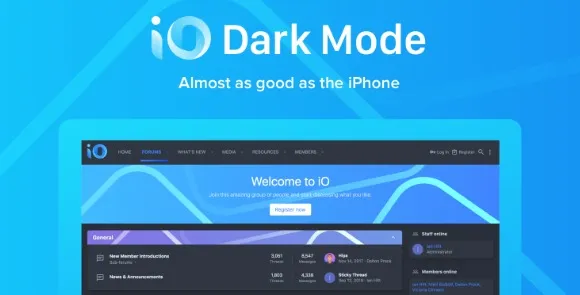 XenForo iO Dark Mode Theme v2.2.12.0