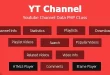 YT Channel - YouTube Channel And Video Details API V3 PHP Class