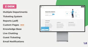 Z Desk - Support Tickets System with Knowledge Base and FAQs