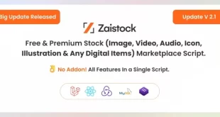 Zaistock - Free & Premium Stock Photo, Video, Audio, Icon Illustration Script