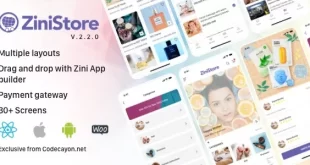 ZiniStore v2.2.0 – Full React Native Service App for WooCommerce Source Code